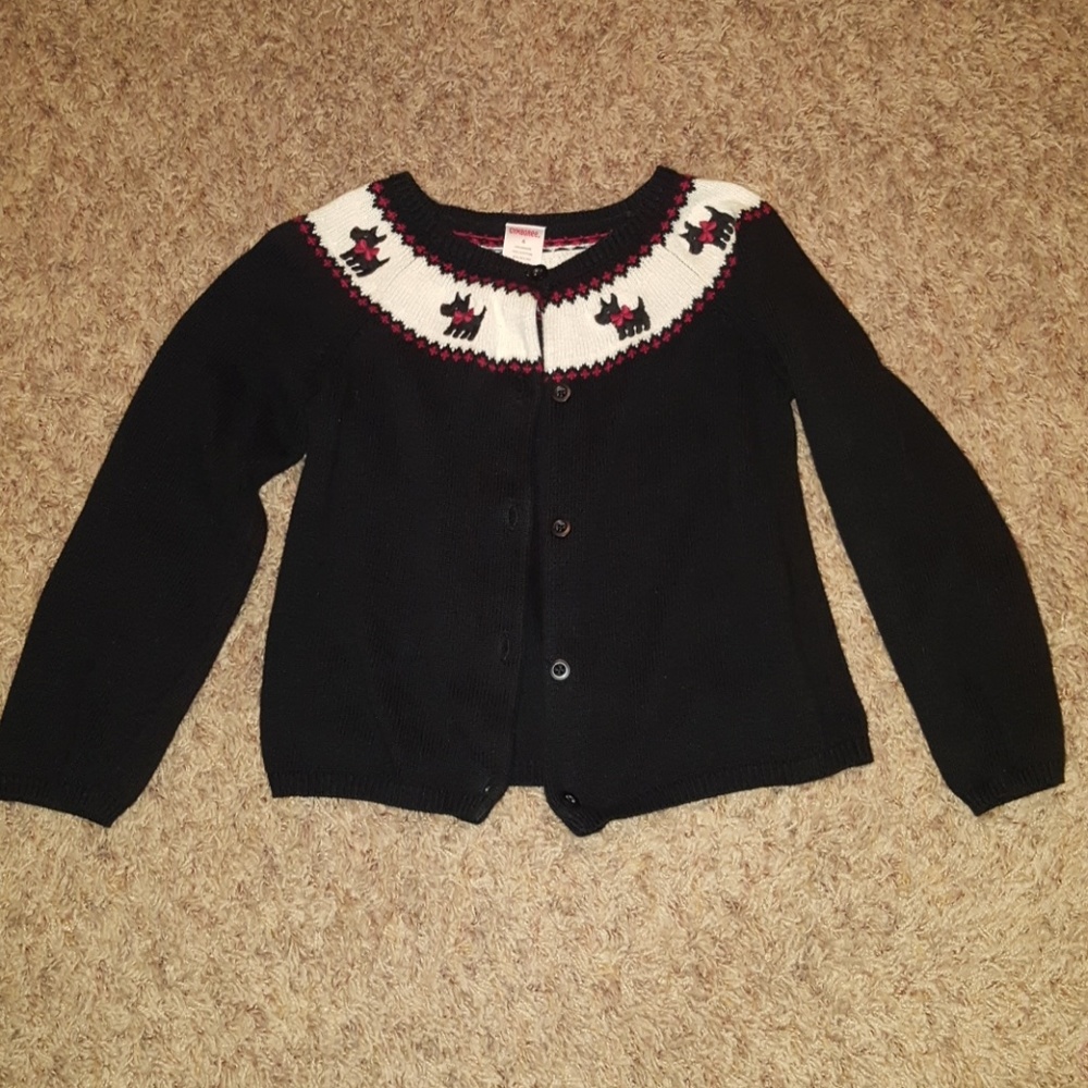 Girls gymboree Scottie dog sweater